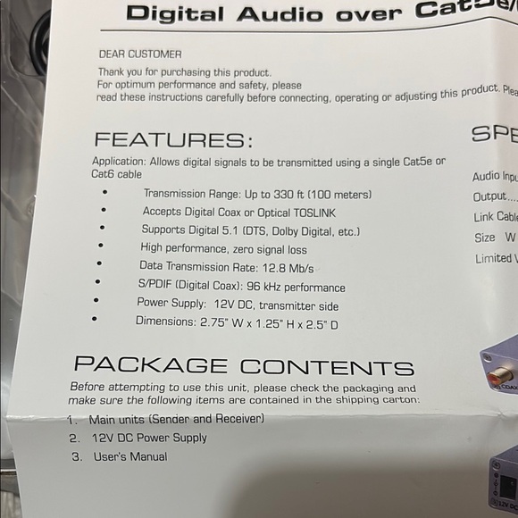 Vans Silver Digital Audio Cable Extender - Picture 4 of 6